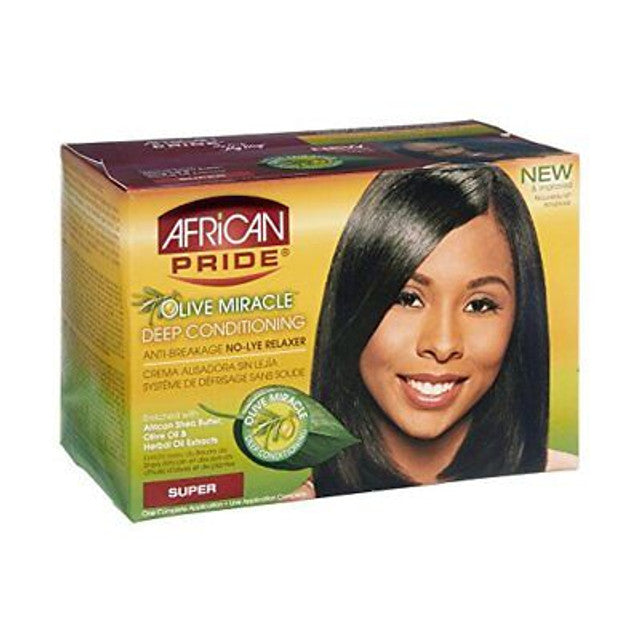 African Pride Olive Miracle No Lye Super Relaxer